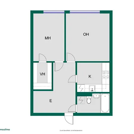 Scandinavian 1br Unbeatable Location 26 Huoneisto Helsinki